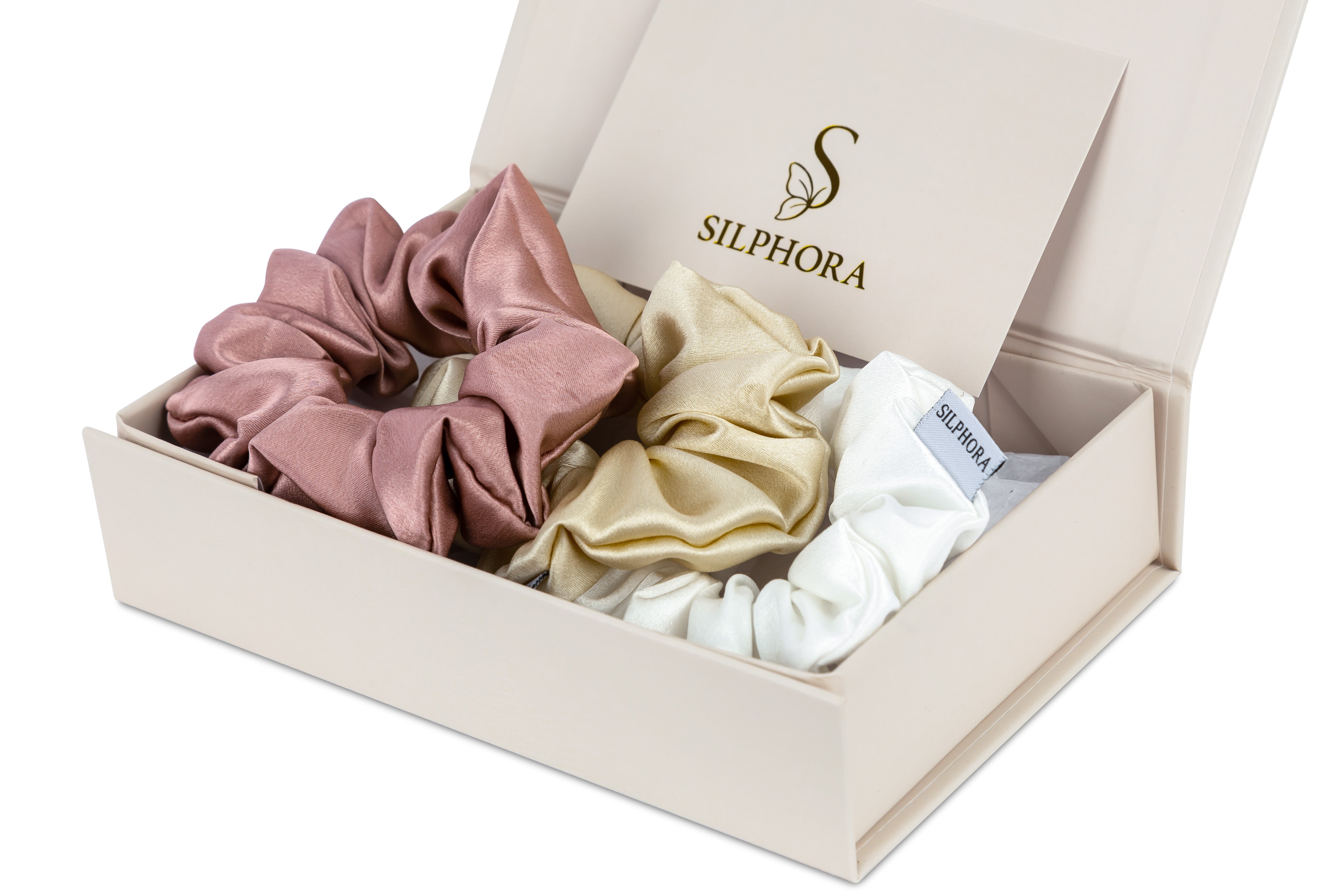 Σετ Μεταξωτά Scrunchies – Aurora