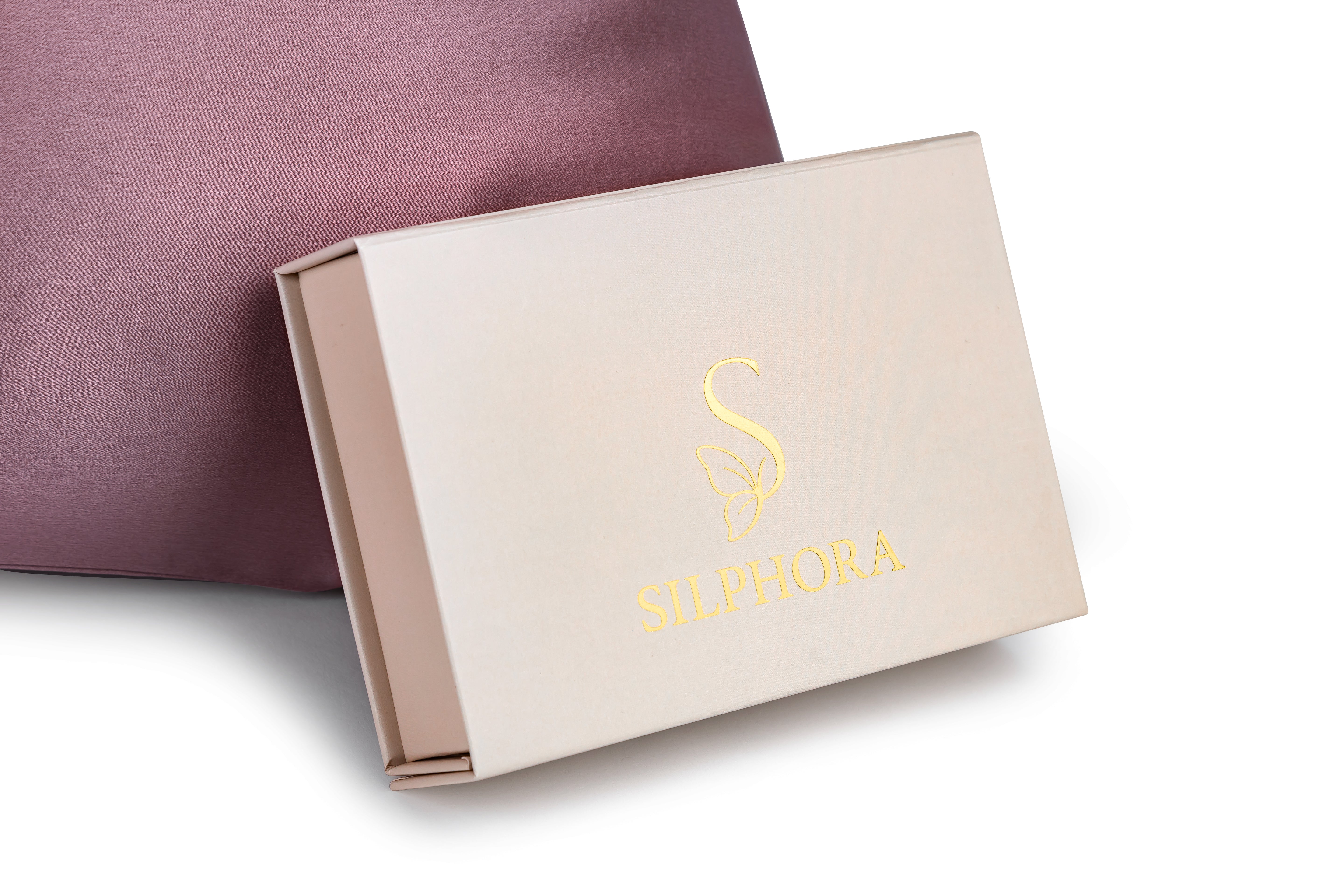 Deep Rose silk pillowcase made from 100% mulberry silk for smooth hair and healthy skin