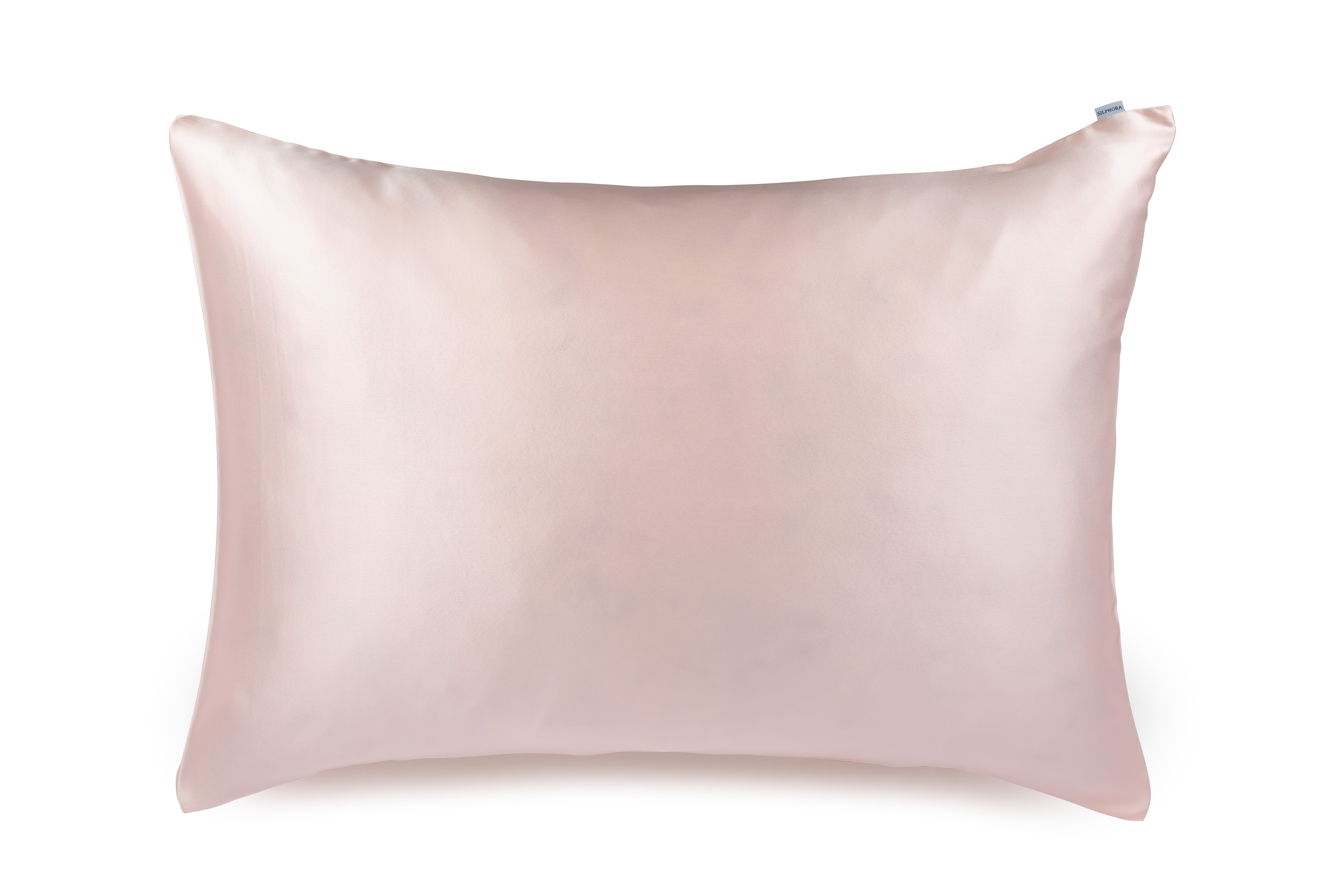 Powder Pink silk gift set including pillowcase, eye mask, and scrunchie, made from 100% mulberry silk for smooth hair and glowing skin, presented in an elegant gift box